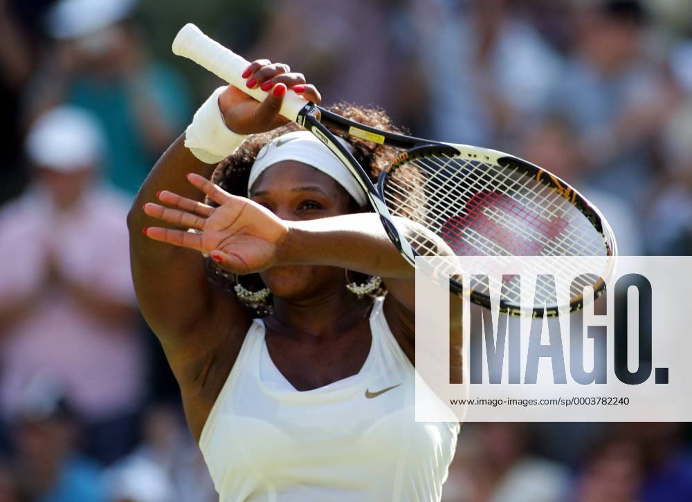 Serena Williams (USA) Tennis Damen All England Championships 2008, Grand Slam, WTA Tour Einzelbild Wimbledon London