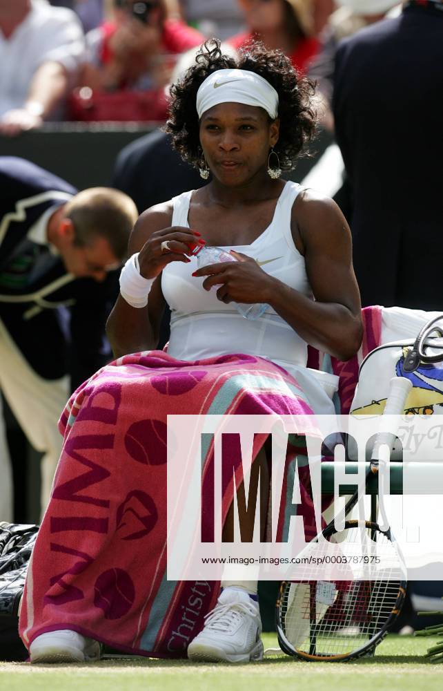Serena Williams (USA) Tennis Damen All England Championships 2008, Grand Slam, WTA Tour, Finale Einzelbild Wimbledon London