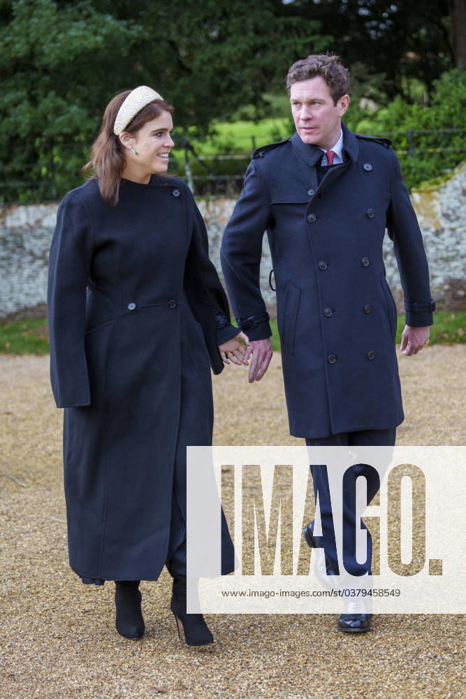 Members of the British Royal Family attend the Christmas Day service at Sandringham Featuring: Princess Eugenie, Jack Brooksbank Where: Sandringham, Norfolk, United Kingdom When: 25 Dec 2023 Credit: Cover Images . NOT FOR USE BY NEWSPAPERS BASED IN THE UK.