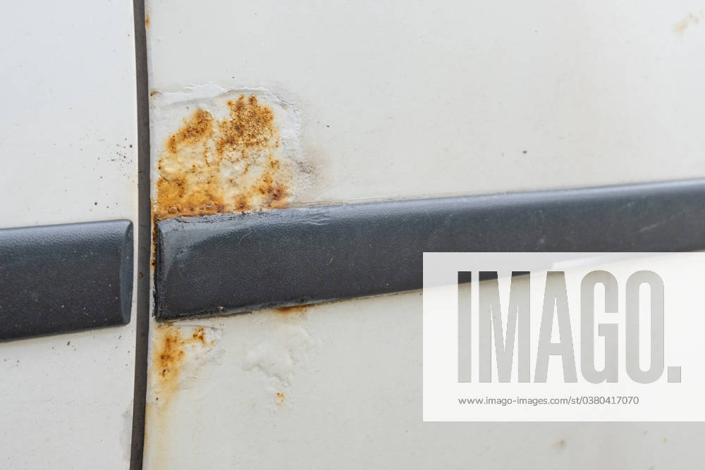 Igls, Innsbruck, Tirol, Austria Picture rust on car, rust spot, rust spots, rust on sheet metal