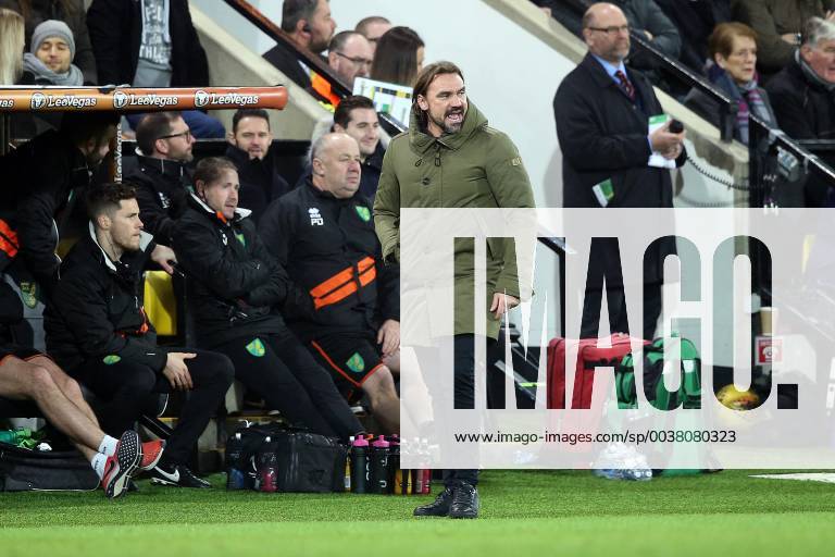 Norwich City v Nottingham Forest Sky Bet Championship Norwich Head Coach Daniel Farke during the Sky Bet Championship match at Carrow Road, Norwich Content Not Available For UK Newspapers
