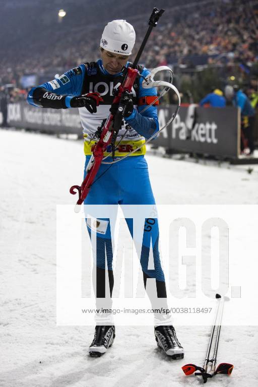 Björndalen JOKA Biathlon WTC 2018 Gelsenkirchen Germany Gelsenkirchen Germany 29 December 2018 Biathlon legend Ole Einar Björndalen NOR ends his skiing career with start at the JOKA Biathlon World Team Challenge 2018 at Schalke