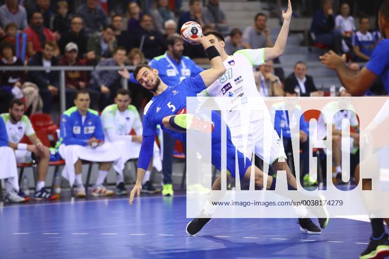 Nedim Remili (France) HANDBALL : France vs Slovenie - Match amical - 05 01 2019 GwendolineLeGoff Panoramic