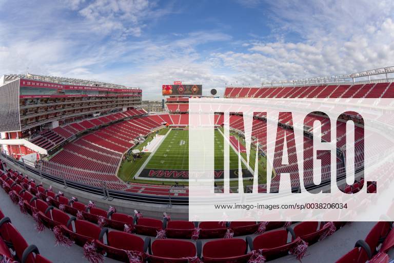 Santa Clara, California, U.S - January 07, 2019 - Santa Clara, California, U.S. - A general view of Levi s Stadium before the College Football Playoff National Championship game between the Clemson Tigers and the Alabama Crimson Tide at Levi s Stadium, Santa Clara, California. NCAA College League USA Football 2019: College Football Playoff National Championship - ZUMAl147 20190107_zap_l147_002