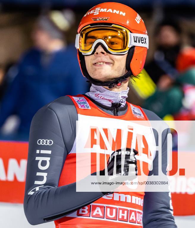 Stadio del Salto Predazzo ITA FIS World Cup Ski Jump Val di Fiemme Mens 2 round David Siegel GER David Siegel of Germany during his 2nd Competition Jump the of FIS Ski Jumping World Cup at the Stadio del Salto in Predazzo Italy on 2019 01 13 Predazzo EX_FEI