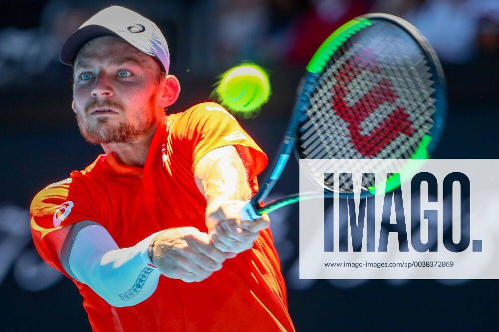 KW03 David Goffin ATP Tennis Herren 22) pictured during a tennis match between Russian Daniil Medvedev (ATP 16) and Belgian David Goffin (ATP 22), in the third round of the Men s Singles tournament at the Australian Open tennis Grand Slam, Saturday 19 January 2019 in Melbourne Park, Melbourne, Australia. This first grand slam of the season will be taking place from 14 to 27 January. PATRICKxHAMILTON x05512263x