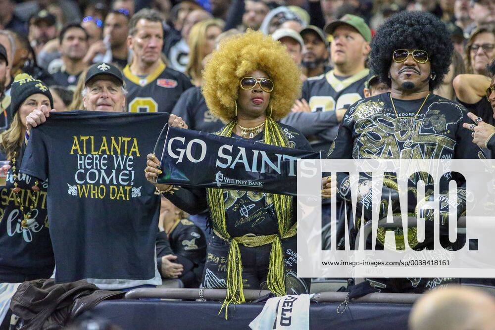 KW03 NEW ORLEANS, LA - JANUARY 20: New Orleans Saints fans during the NFC Championship Football game between the Los Angeles Rams and the New Orleans Saints on January 20, 2019 at the Mercedes-Benz Superdome in New Orleans, LA. (Photo by Jordon Kelly Icon Sportswire) NFL American Football Herren USA JAN 20 NFC Championship Game - Rams at Saints Icon190120252