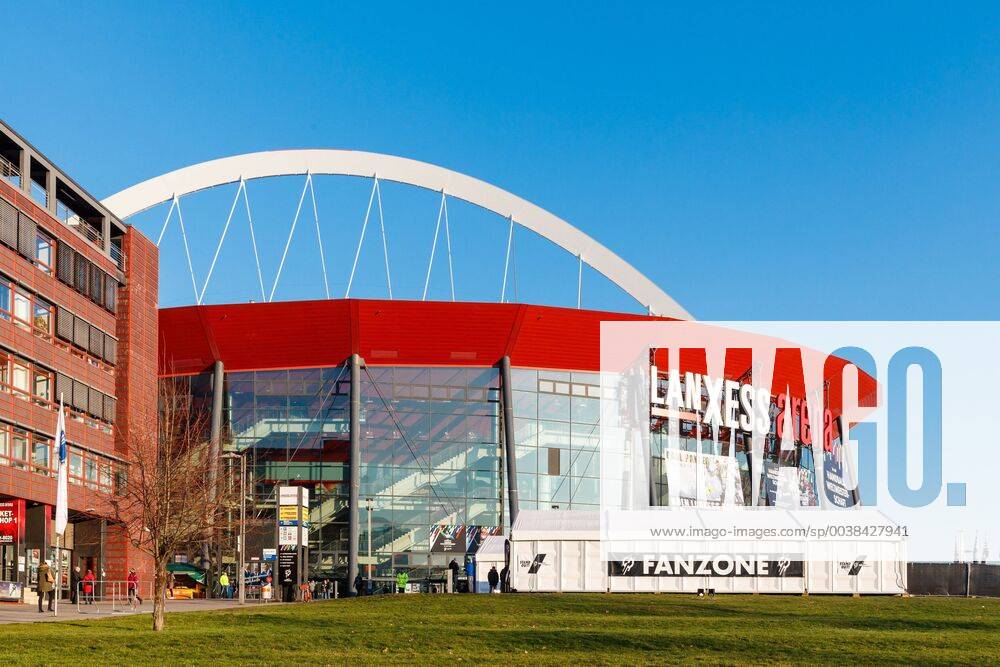 Exterior view of the Lanxess Arena Croatia vs. Germany IHF Men Handball World Championship 21 01 2019 Photographer Neis Eibner Croatia vs. Germany IHF Men Handball World Championship 21 01 2019