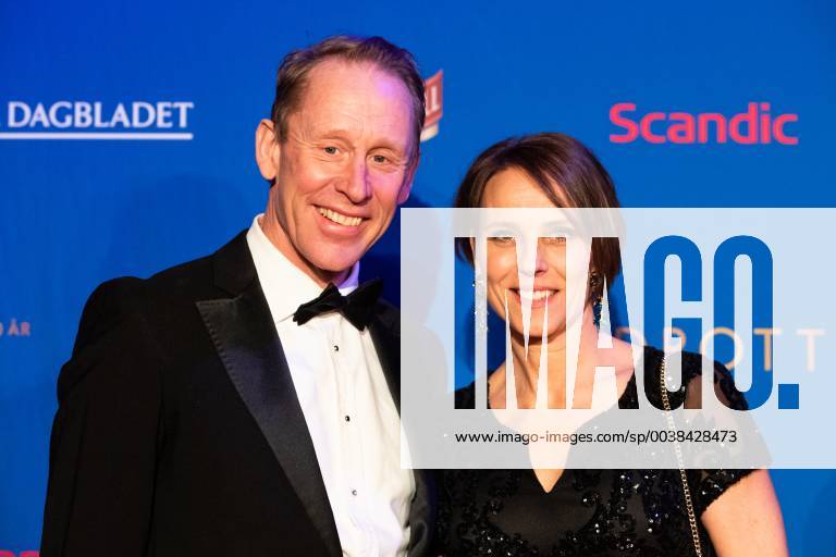 Gunde and Marie Svan during the Sports Gala on January 21, 2019 in Stockholm,
