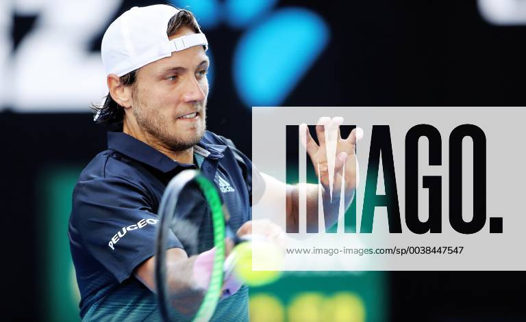 TENNIS - ATP Tennis Herren Australian Open 2019 MELBOURNE,AUSTRALIA,23.JAN.19 - TENNIS - ATP World Tour, Grand Slam, Australian Open, quaterfinals. Image shows Lucas Pouille (FRA). GEPAxpictures xMatthiasxHauer