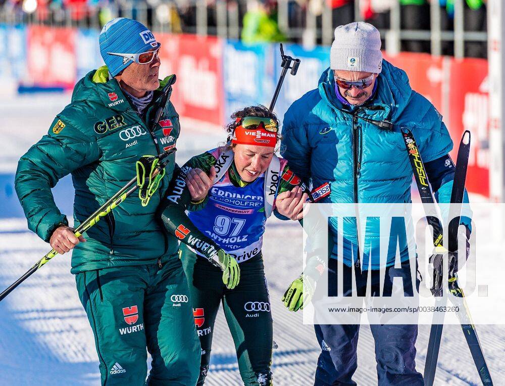 South Tyrol Arena Antholz ITA IBU World Cup Biathlon Sprint Ladies in picture Laura Dahlmeier GER Laura Dahlmeier of Germany during women s Sprint of BMW IBU Biathlon World Cup at the South Tyrol Arena in Antholz Italy on 2019 01 24 Antholz EX_ADE