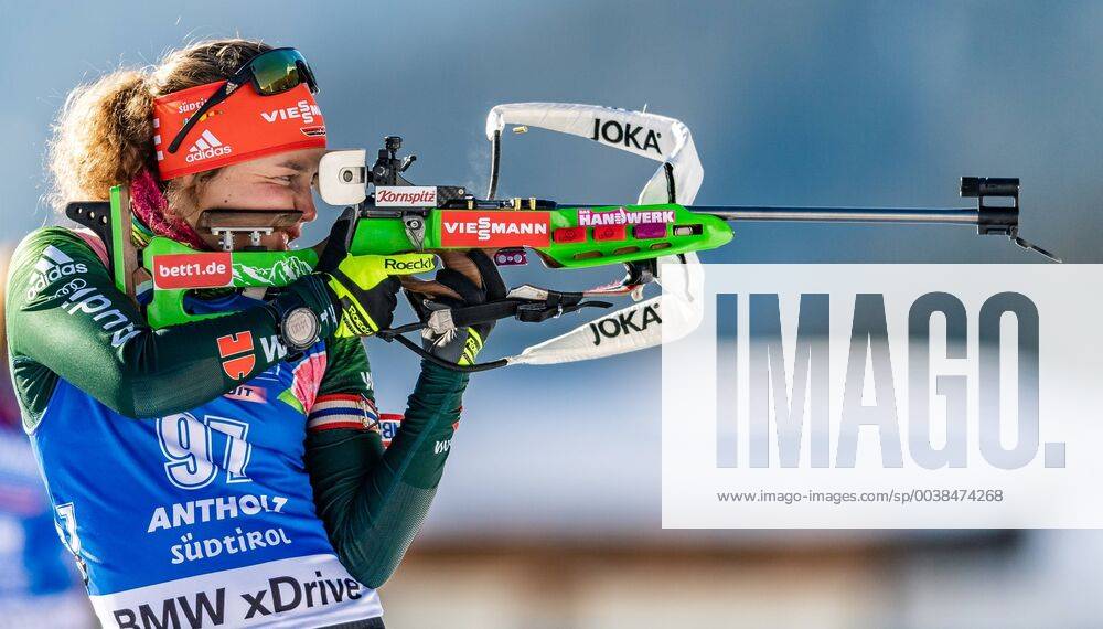 ITA IBU World Cup Biathlon Antholz 24 01 2019 South Tyrol Arena Antholz ITA IBU World Cup Biathlon Sprint Ladies Laura Dahlmeier GER Laura Dahlmeier of Germany during women s Sprint of BMW IBU Biathlon World Cup at the South Tyrol Arena in Antholz Italy on 2019 01 24 Antholz South Tyrol Italy Kein Release verfügbar