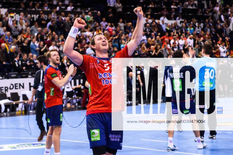 Sander Sagosen of Norway celebrates after the IHF World Handball Championship match between Germany and Norway on January 25 2019 in Hamburg Photo Ludvig Thunman BILDBYR u0081N kod LT 35585,