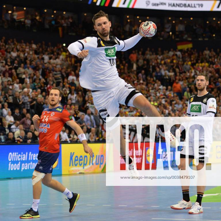 Handball Men World Championship 2019 in Germany and Denmark 2 Semifinals Germany Norway Fabian Wiede Nr 10 Germany 25 01 19