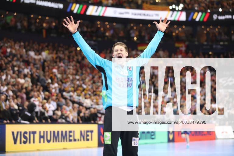 26th Mens Handball World Championship Germany vs Norway 25 01 19 Cheers after victory Torbjoern S Bergerud Norway 30