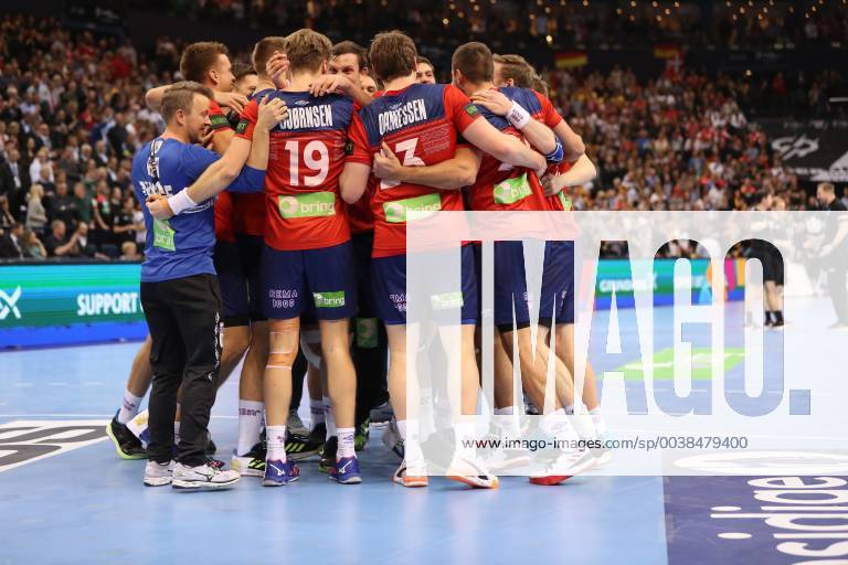 26th Mens Handball World Championship Germany vs Norway 25 01 19 Cheers after victory