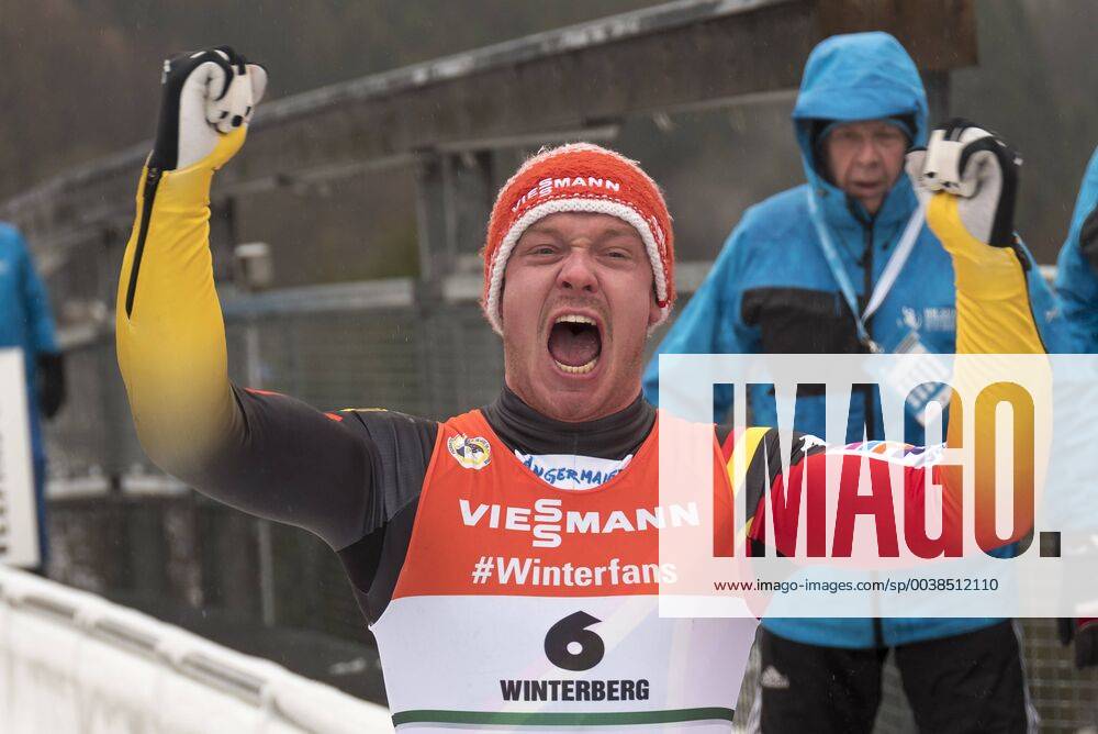 Felix LOCH GER Winner FIL Rodel WM in Winterberg Germany on 27 01 2019
