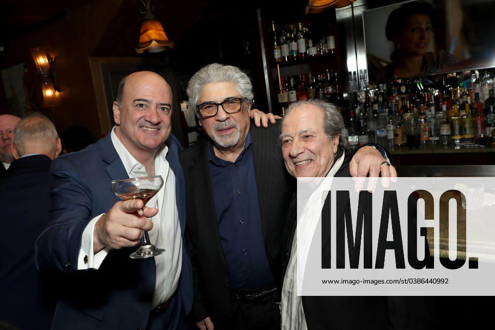 25th Anniversary Celebration for HBO s The Sopranos held at Da Nico Ristorante Featuring: Matt Servitto, Vincent Pastore and Dan Grimaldi Where: New York, New York, United States When: 10 Jan 2024 Credit: Marion Curtis StarPix for Max startraksphoto.com . NOT FOR USE BY NEWSPAPERS BASED IN THE UK.