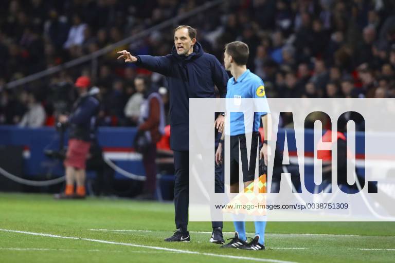 Thomas Tuchel ( Entraineur Coach PSG ) FOOTBALL : PSG vs Bordeaux - Ligue 1 - 09 02 2019 GwendolineLeGoff Panoramic