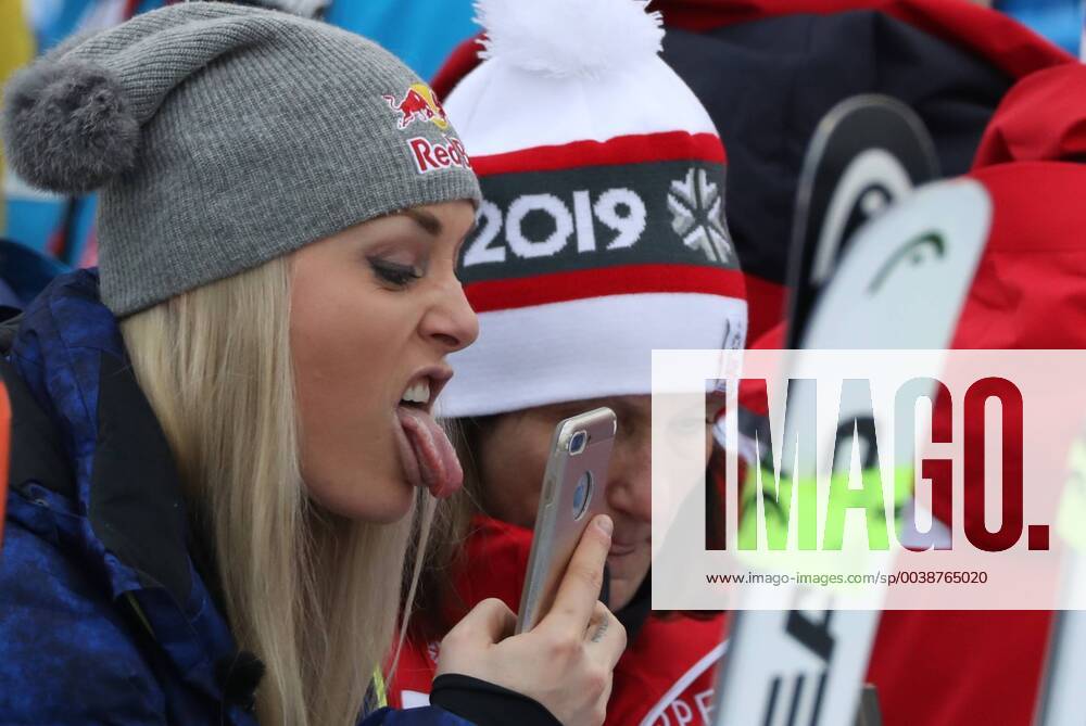 KW06 ALPINE SKIING - FIS Ski WC Are ARE,SWEDEN,10.FEB.19 - ALPINE SKIING - FIS Alpine World Ski Championships, downhill, ladies. Image shows Lindsey Vonn (USA). GEPAxpictures xAndreasxPranter