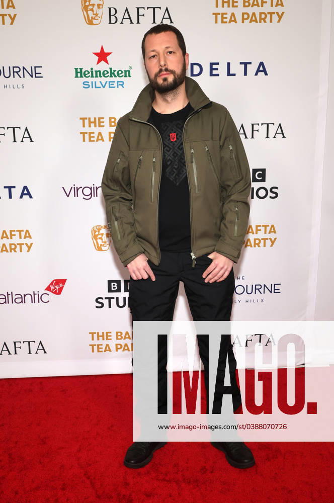 Celebrities attend The 2024 BAFTA Tea Party at The Maybourne Beverly Hills, United States Featuring: Mstyslav Chernov Where: Beverly Hills, California, United States When: 13 Jan 2024 Credit: Faye s Vision Cover Images . NOT FOR USE BY NEWSPAPERS BASED IN THE UK.