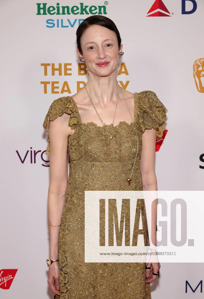 Celebrities attend The 2024 BAFTA Tea Party at The Maybourne Beverly Hills, United States Featuring: Andrea Riseborough Where: Beverly Hills, California, United States When: 13 Jan 2024 Credit: Faye s Vision Cover Images . NOT FOR USE BY NEWSPAPERS BASED IN THE UK.