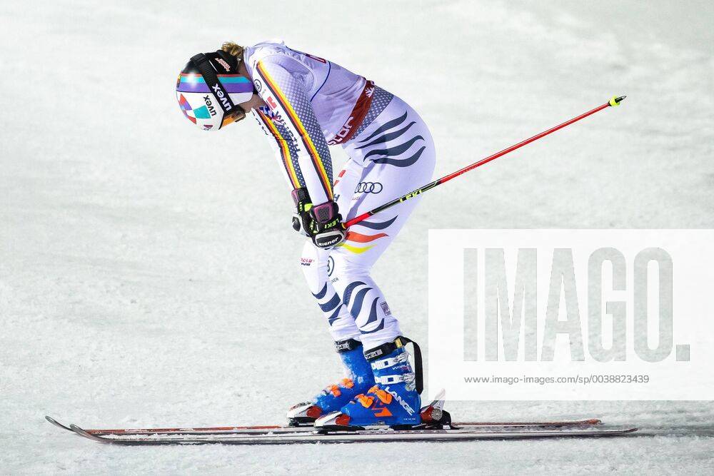 Aare SWE FIS World Championships Alpine Skiing Giant Slalom Women 2 run in picture Silver medal winner Viktoria Rebensburg GER Silver medalis Viktoria Rebensburg of Germany reacts after her 2nd run of ladie s Giant Slalom of FIS Ski World Championships 2019 Aare Sweden on 2019 02 14 Aare EX_GRO