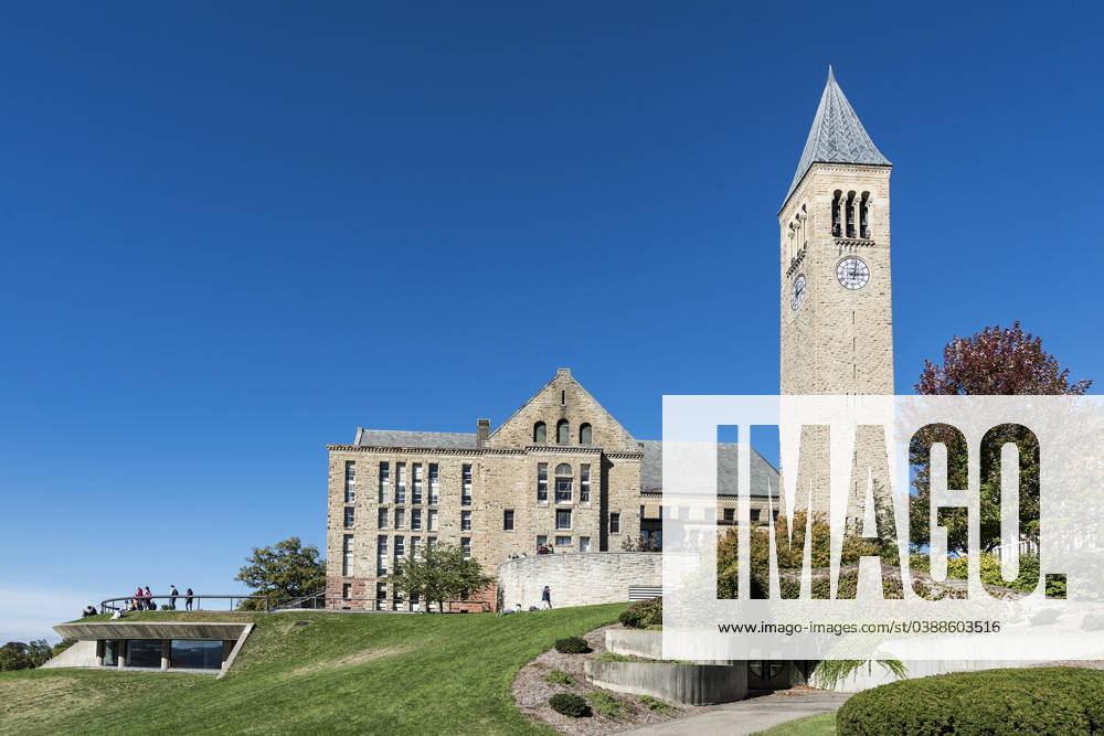 Library and McGraw bell tower on the Cornell University campus, Ithaca, New York, USA Ithaca New York United States