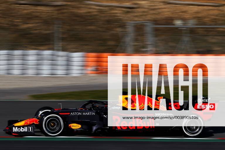 33 Max Verstappen Aston Martin Red Bull Racing Honda. Montmelo Barcelona 18-02-2019 Circuit de Catalunya Formula 1 Test 2019 Foto Federico Basile Insidefoto federicoxbasile