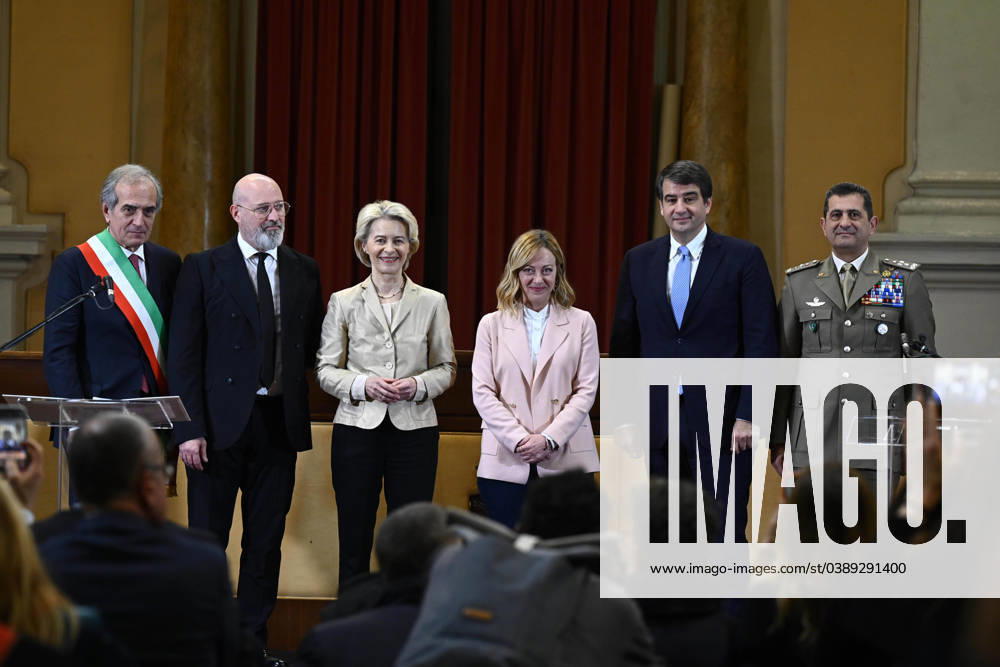 Photo IPP Albano Venturini, Forli 17 01 2024, politics, Prime Minister Giorgia Meloni and European Commission President Ursula von der Leyen