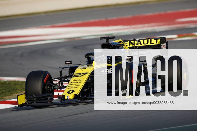 HULKENBERG Nico (ger), Renault F1 Team RS19, action during Formula 1 winter tests from February 18 to 21, 2019 at Barcelona, Spain - Photo Motorsports: FIA Formula One World Championship WM Weltmeisterschaft 2019, Test in Barcelona, Barcelona Barcelona Espagne Spain