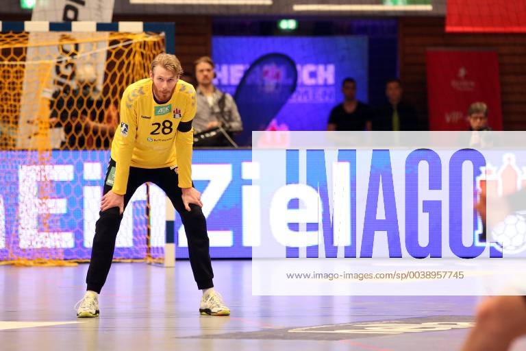 Handball 2 Handball Bundesliga 2018 2019 Handball Sportverein Hamburg vs. HC Rhein Vikings Goalkeeper Aron Edvardsson Handball Sportverein Hamburg Sporthalle Hamburg Hamburg Hamburg