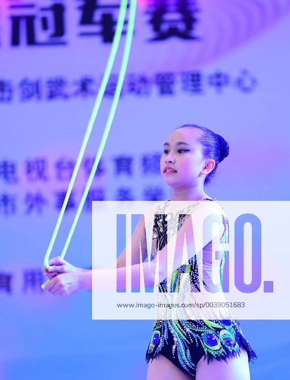 Shenyang, Shenyang, China - Shenyang,CHINA-The International Rhythmic gymnastics Rhythmische Sportgymnastik RSG Club Grand Prix is held in Shenyang, northeast ChinaÃ¢â‚¬â ¢s Liaoning Province. International Rhythmic Gymnastics Club Grand Prix Held in NE China - ZUMAs145 20190228_zaa_s145_161