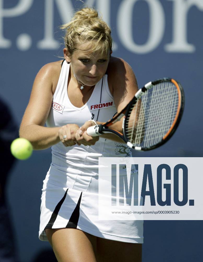 Timea Bacsinszky (Schweiz) Tennis Damen US Open 2008, Grand Slam, WTA Tour Einzelbild Flushing Meadows New York NY N Y