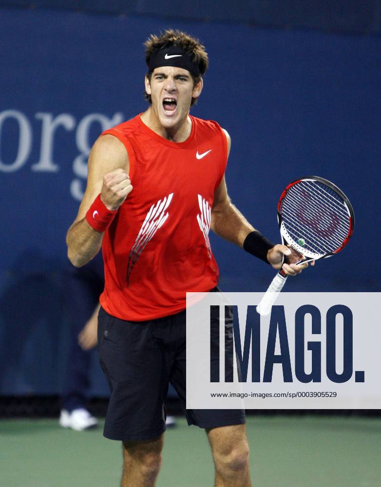 Juan Martin del Potro (Argentinien) jubelt Tennis Herren US Open 2008, Grand Slam, ATP Tour Einzelbild Flushing Meadows New York, NY, N Y Begeisterung, Freude,