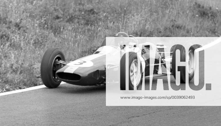 Formula 1 race Grand Prix of Germany at the Nürburgring on 02 08 1963 Jim Clark action in the Lotus 25 HM