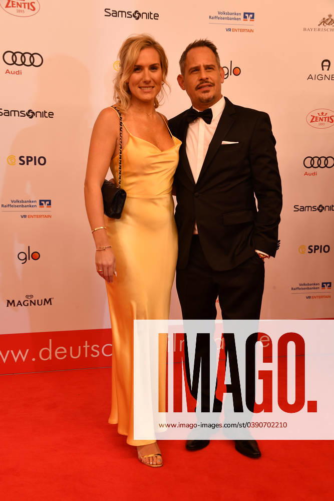 Moritz Bleibtreu with wife Saskia 48 German Film Ball 2024 Top organization of the film industry SPIO Hotel Bayerischer Hof Munich 20 January 2024