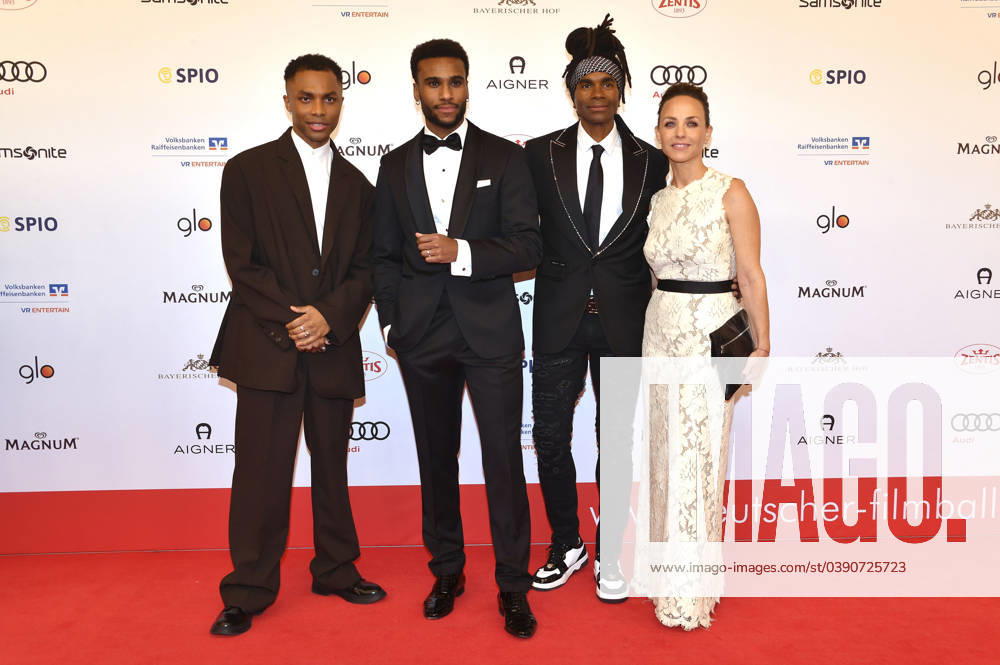 Elan Ben Ali, Tijan Njie, Fabrice Morvan and Kirstin Winkler at the 48 German Film Ball 2024 at the Hotel Bayerischer Hof Munich, 20 01 2024 Foto:xB.xInsingerx xFuturexImagex filmball_4232