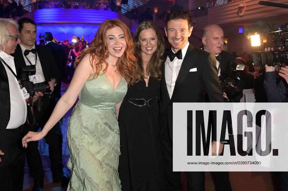 Palina Rojinski, Katrin Kraus and Oliver Berben at the 48 German Film Ball 2024 at the Hotel Bayerischer Hof Munich, 20 01 2024 Foto:xF.xFuturexImagex filmball_4552