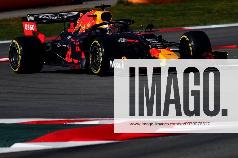 33 Max Verstappen Aston Martin Red Bull Racing Honda. Montmelo Barcelona 01 03 2019 Circuit de Catalunya Formula 1 Test 2019 Foto Federico Basile Insidefoto federicoxbasile