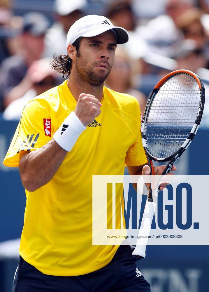 Fernando Gonzalez (Chile) - (NYP20080829108) Tennis Herren US Open 2008, Grand Slam, ATP Tour, Einzelbild Flushing Meadows New York, NY, N Y Freude,