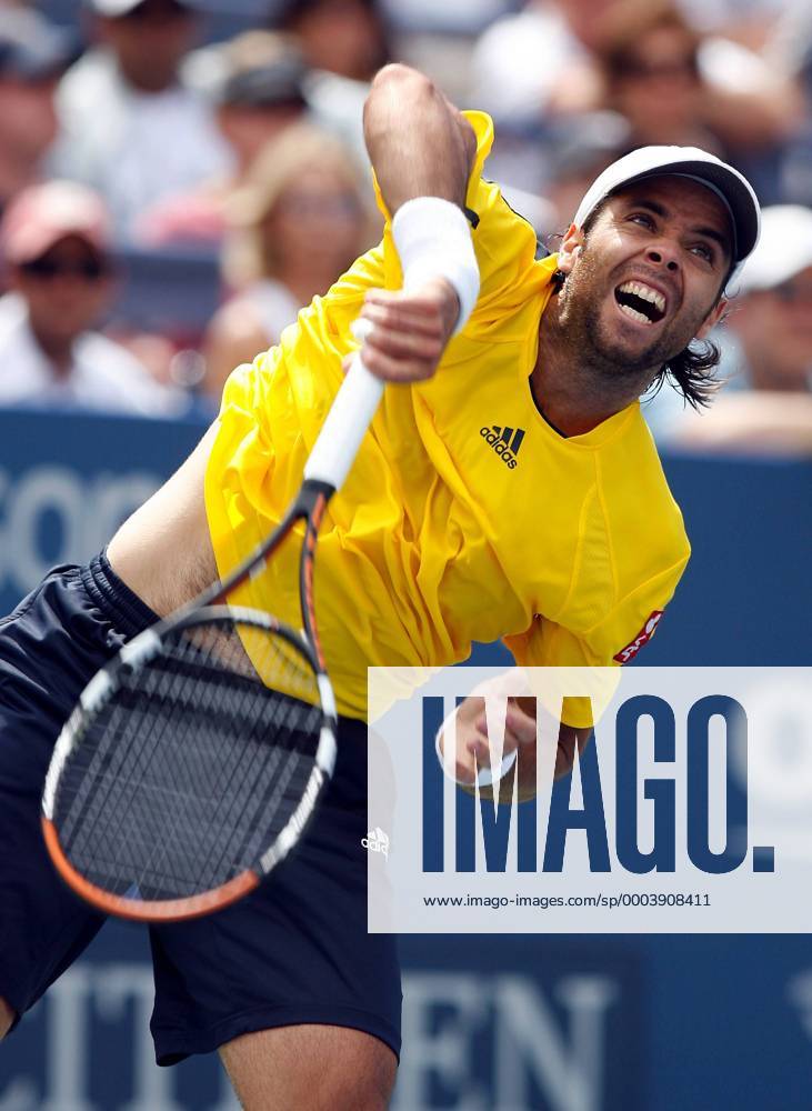 Fernando Gonzalez (Chile) - (NYP20080829107) Tennis Herren US Open 2008, Grand Slam, ATP Tour, Einzelbild Flushing Meadows New York, NY, N Y Dynamik,
