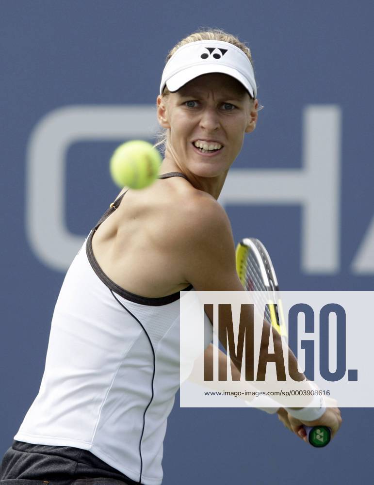Elena Dementieva (Rußland) Tennis Damen US Open 2008, Grand Slam, WTA Tour Einzelbild Flushing Meadow New York, NY N Y