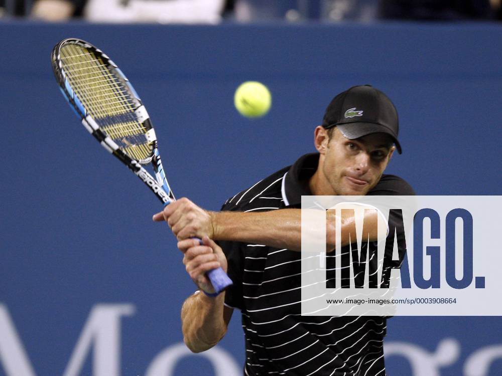 Andy Roddick (USA) Tennis Herren US Open 2008, Grand Slam, ATP Tour Einzelbild Flushing Meadows New York, NY, N.Y. Dynamik,