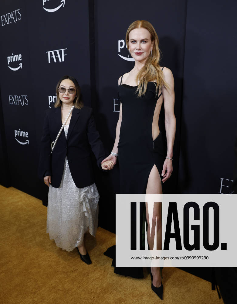 Nicole Kidman and Lulu Wang arrive on the red carpet for Prime Video s Expats New York premiere at The Museum of Modern Art on Sunday, January 21, 2024 in New York City. NYP20240121146 JohnxAngelillo