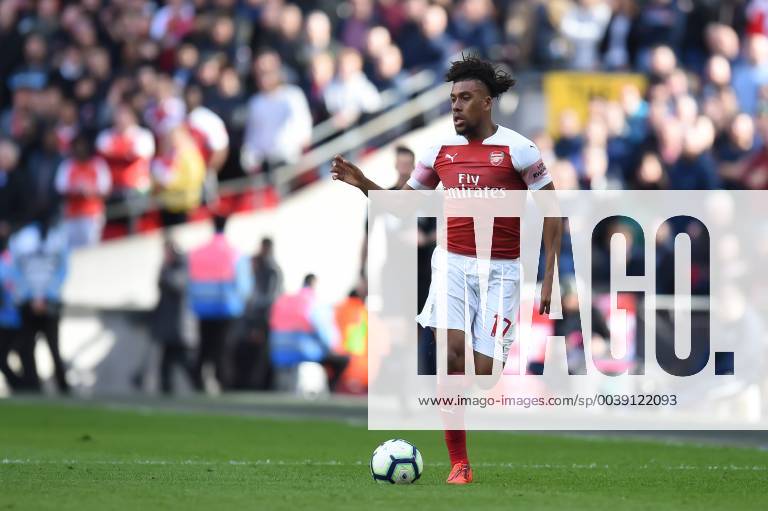 Tottenham Hotspur v Arsenal Premier League Alex Iwobi of Arsenal during the Premier League match at Wembley Stadium, London Content Not Available For UK Newspapers