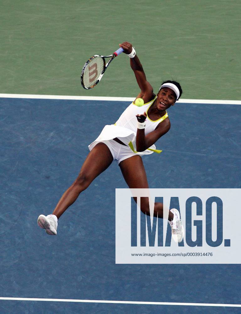 Venus Williams (USA) Tennis Damen US Open 2008, Grand Slam, WTA Tour Einzelbild Flushing Meadows New York, NY, N.Y. Dynamik,