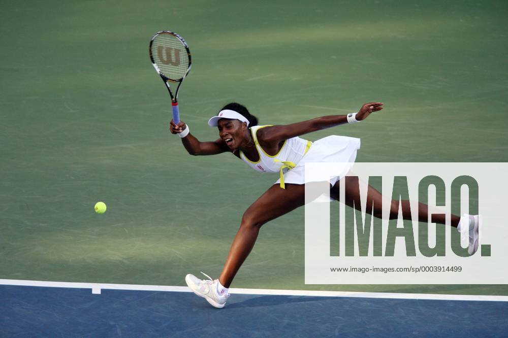 Venus Williams (USA) Tennis Damen US Open 2008, Grand Slam, WTA Tour Einzelbild Flushing Meadows New York, NY, N.Y. Dynamik,