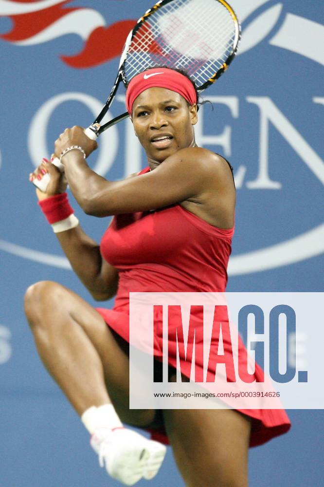 Serena Williams (USA) - Tennis Damen US Open 2008, Grand Slam, WTA Tour Einzelbild Flushing Meadow New York, NY N Y