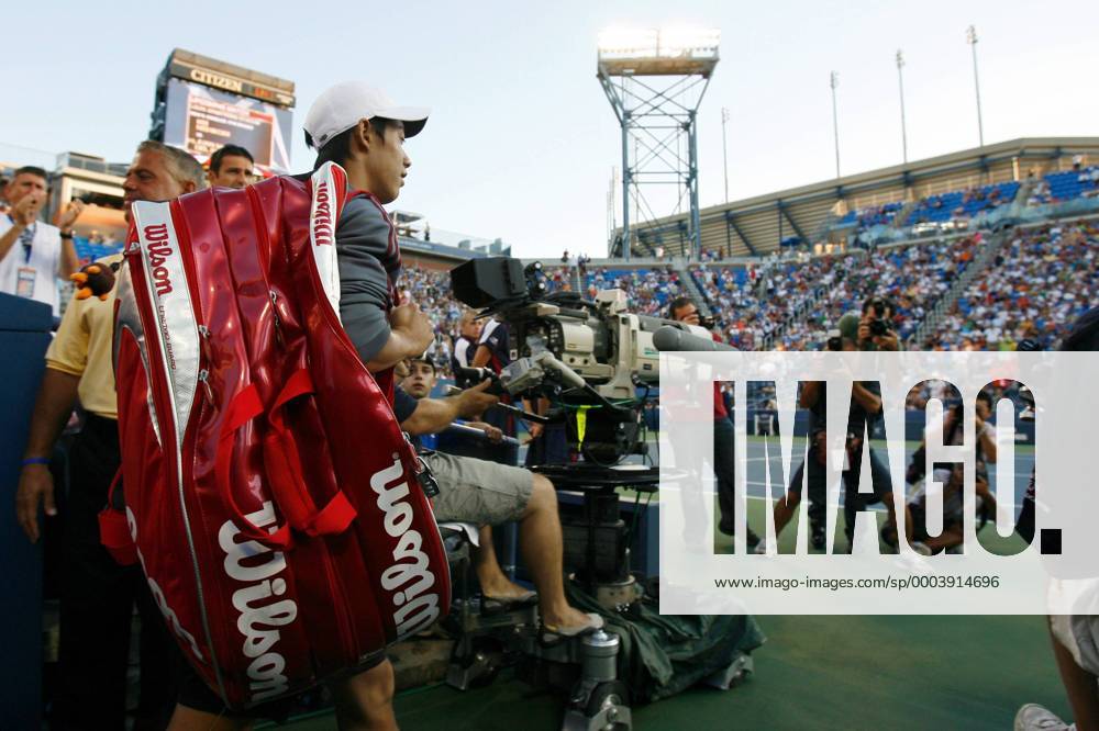 Kei Nishikori (Japan) - (NYP20080901112) Tennis Herren US Open 2008, Grand Slam, ATP Tour Einzelbild Flushing Meadows New York, NY, N Y